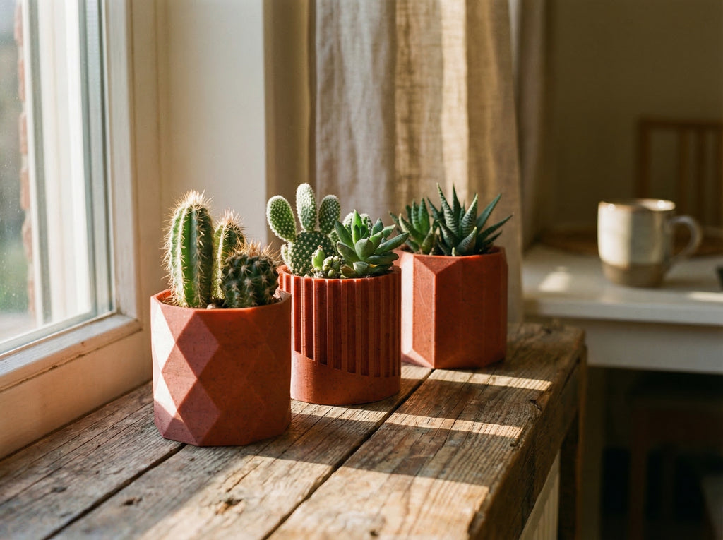 Minimalist Succulent Pot Collection - Set of 3