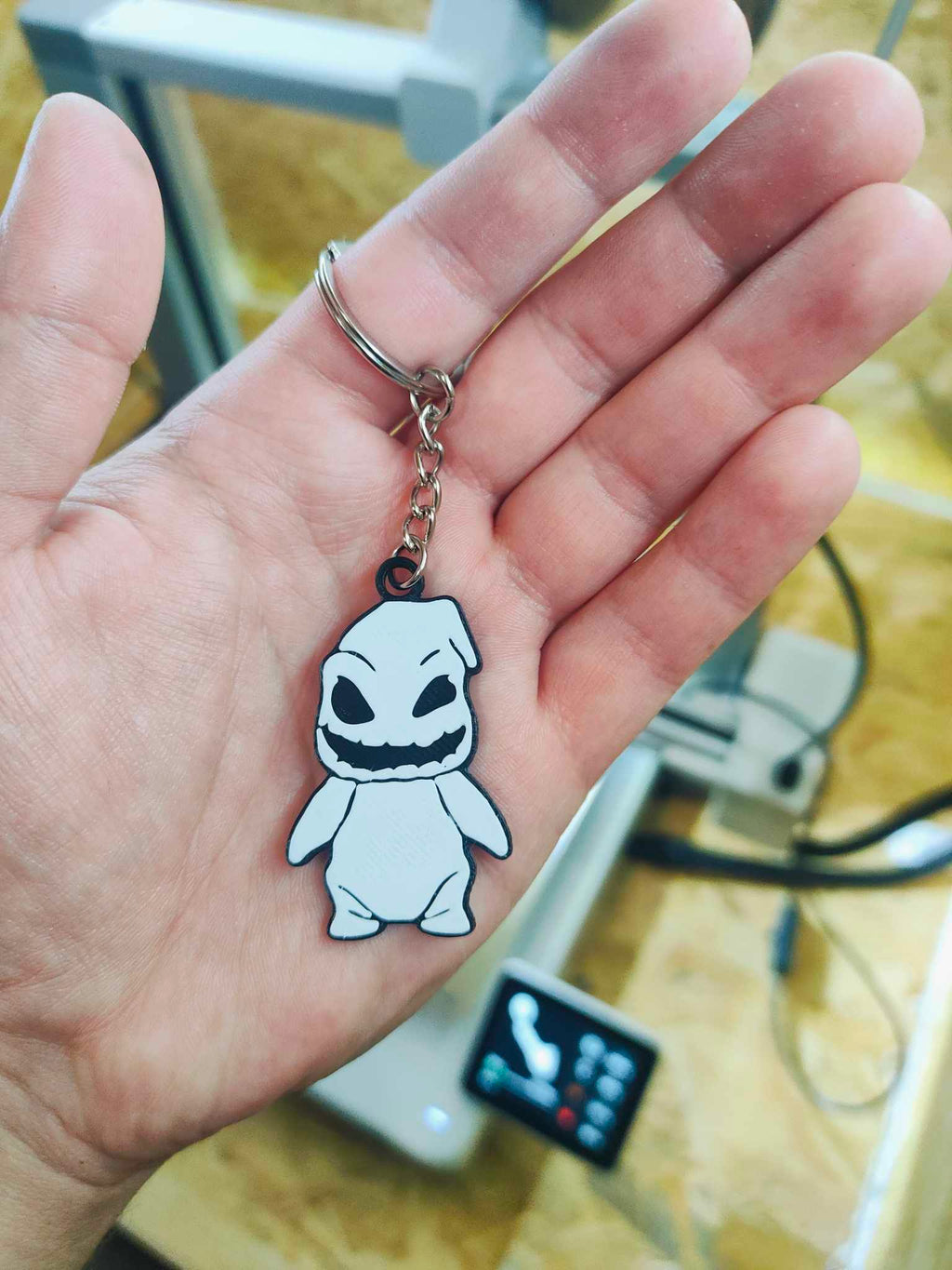 ghost keychain