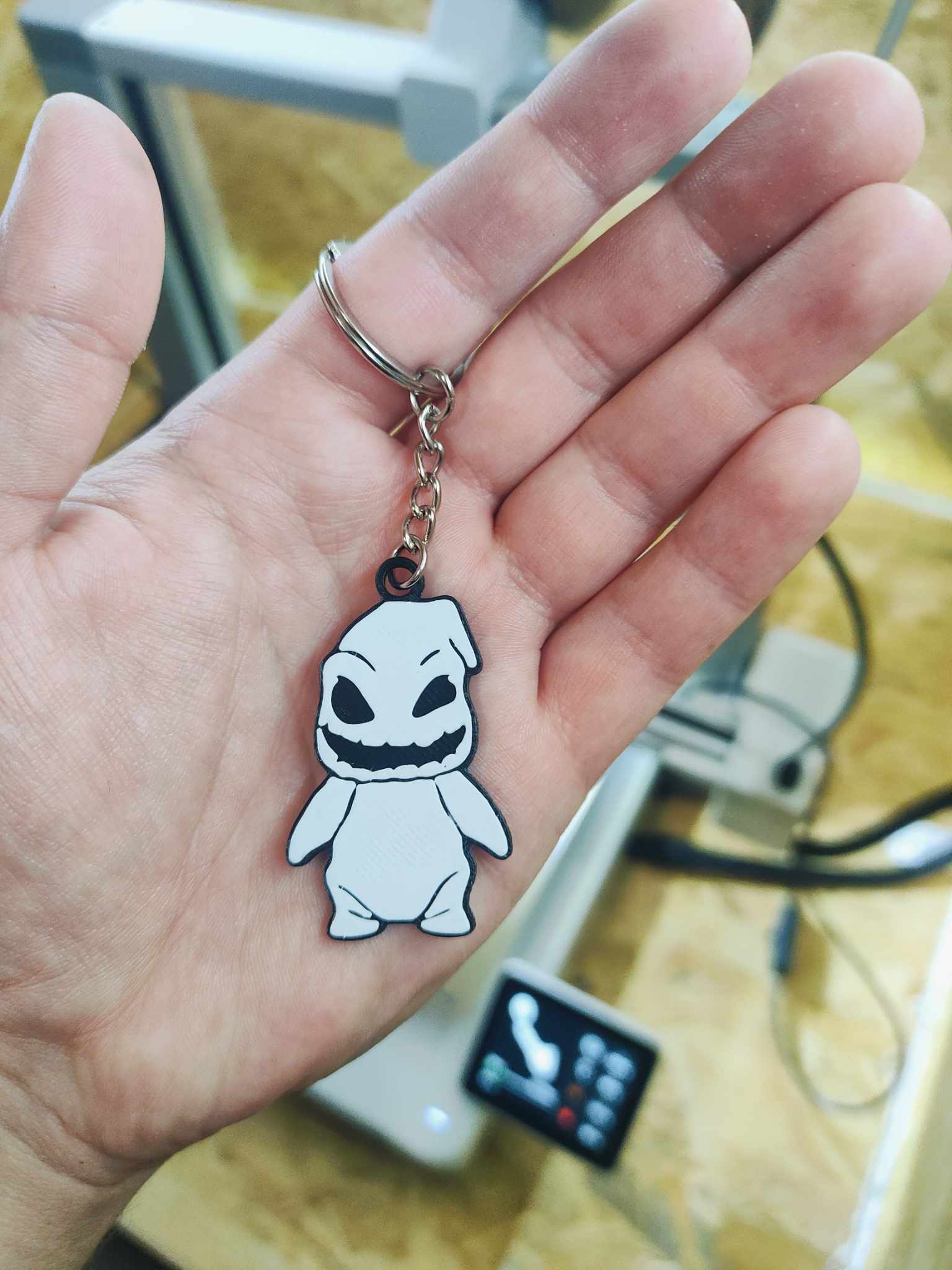 ghost keychain