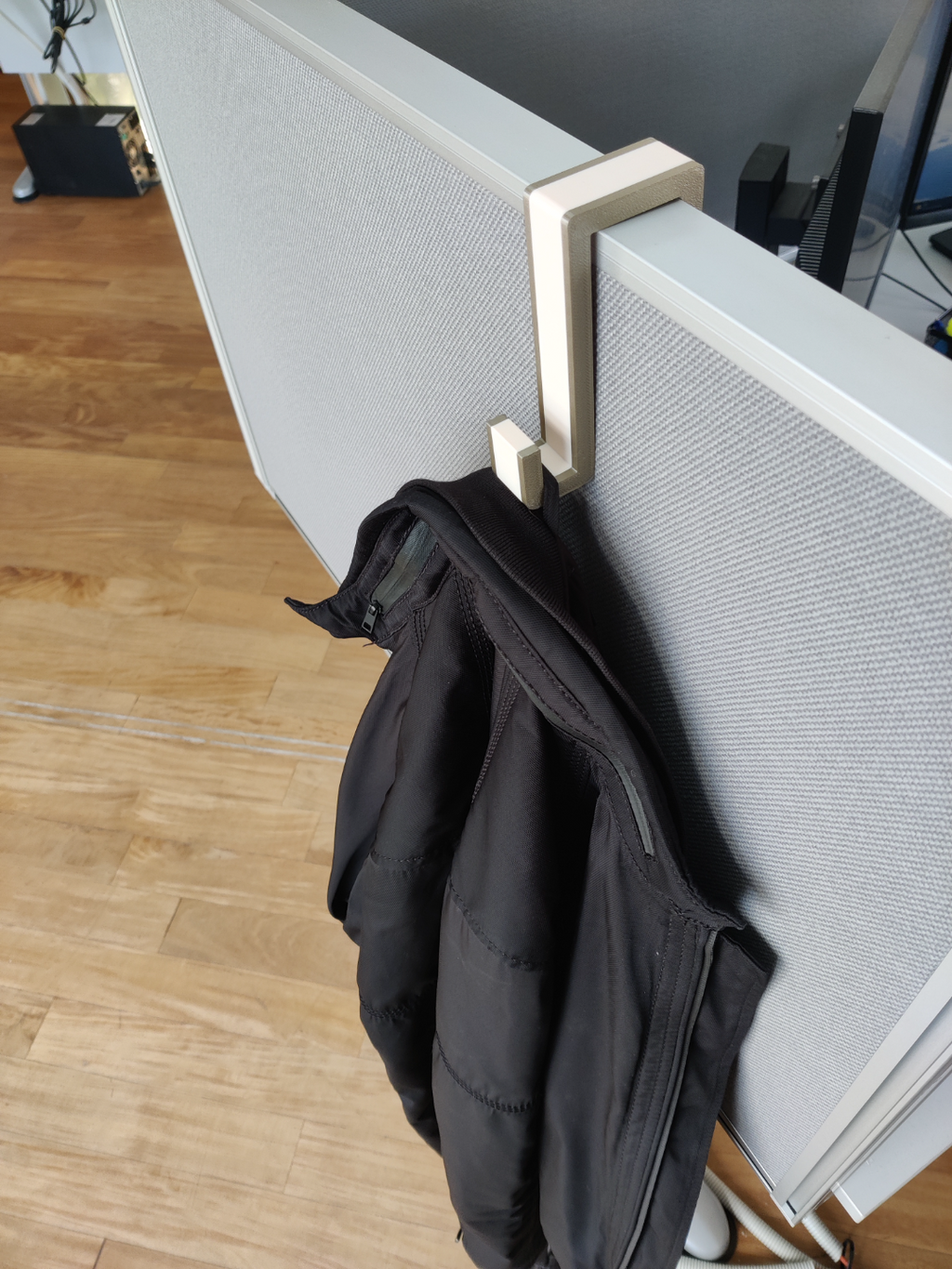 cubicle desk hook for jacket and sunglasses