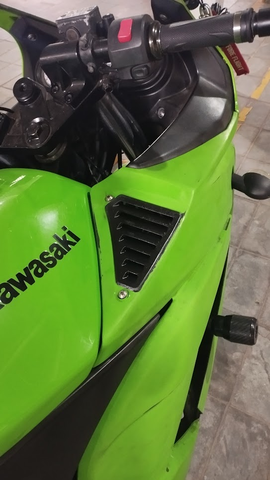 Ninja 250R (EX250J/K) hot air exhaust mod