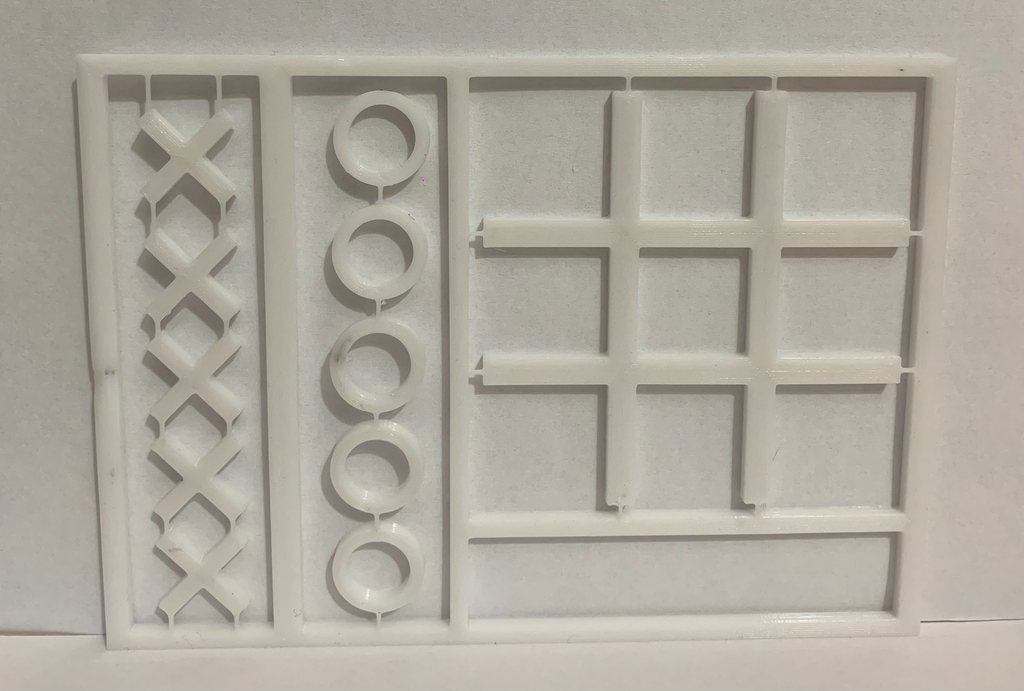 Tic-Tac-Toe kit card game