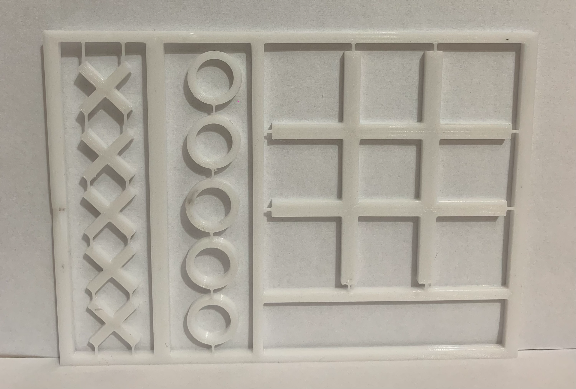 Tic-Tac-Toe kit card game