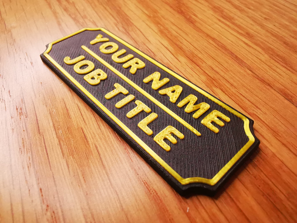 Targa NOMI personalizzabile - anche magnetica