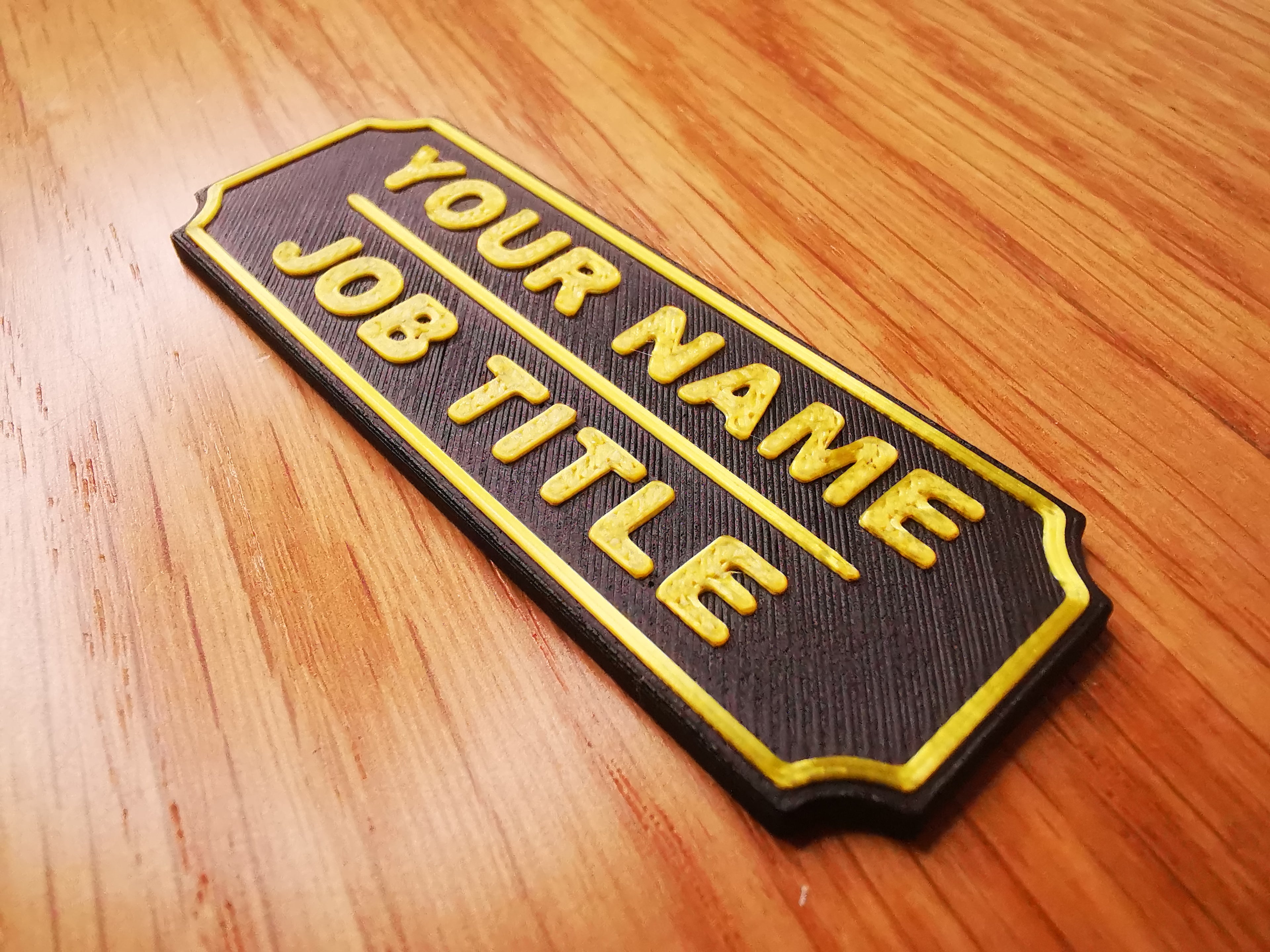Targa NOMI personalizzabile - anche magnetica