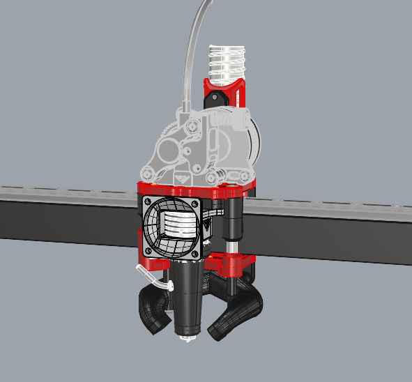 VZbot歌莉娅3010喉管风扇适配（VZbot_Heatsink Duct 3010 _Fan）