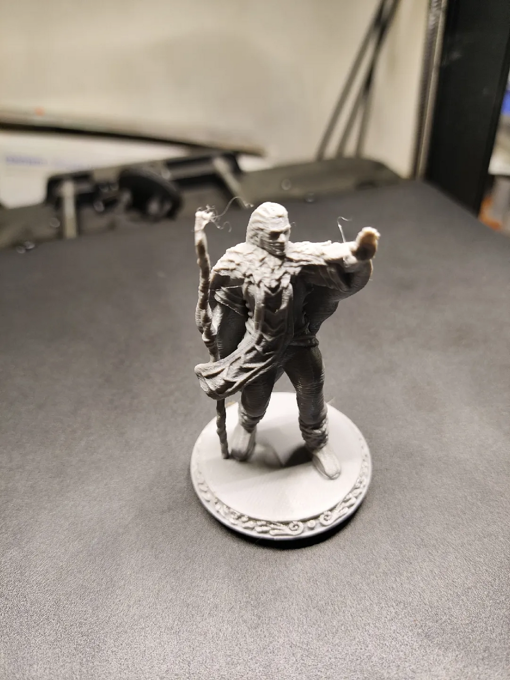 Tabletop Miniature - Human Druid- No Supports!