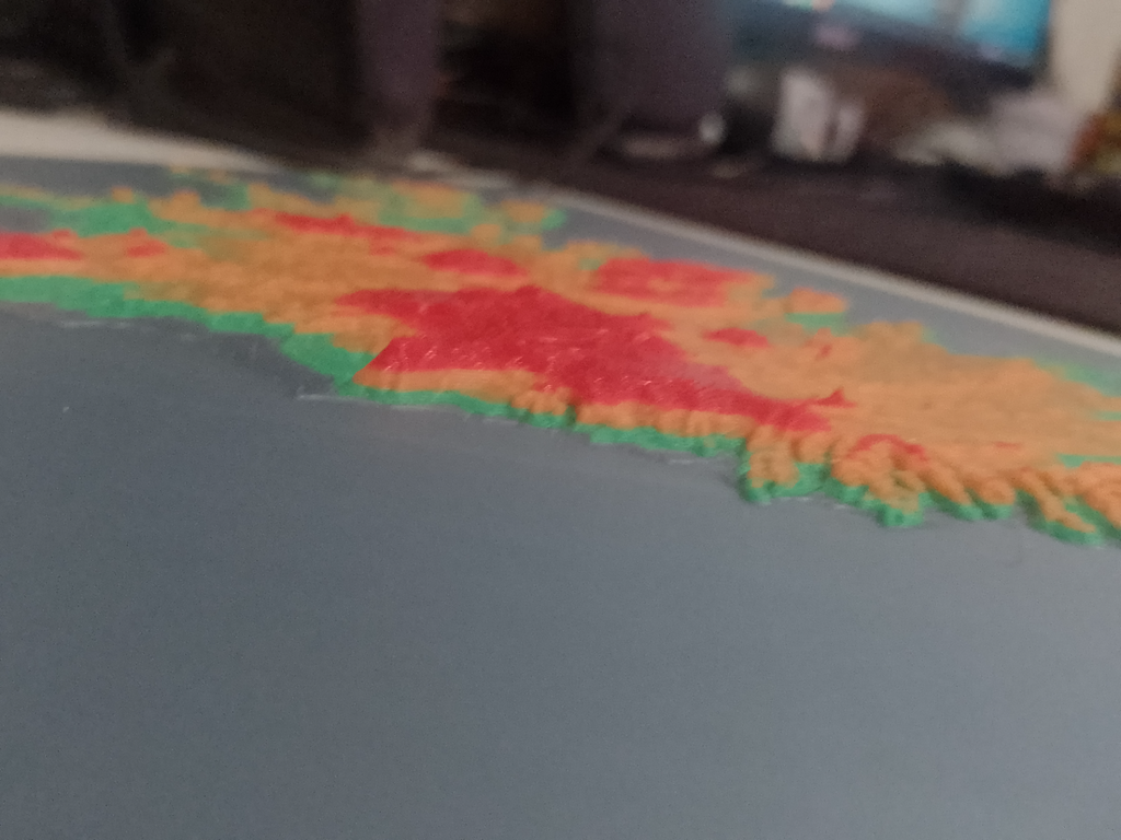 topographic map of iceland