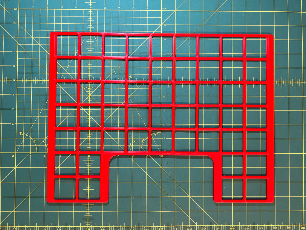 Gridfinity baseplates for Harbor Freight parts organizer (large)