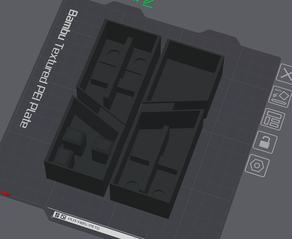 A1 Mega box for Hotend modified