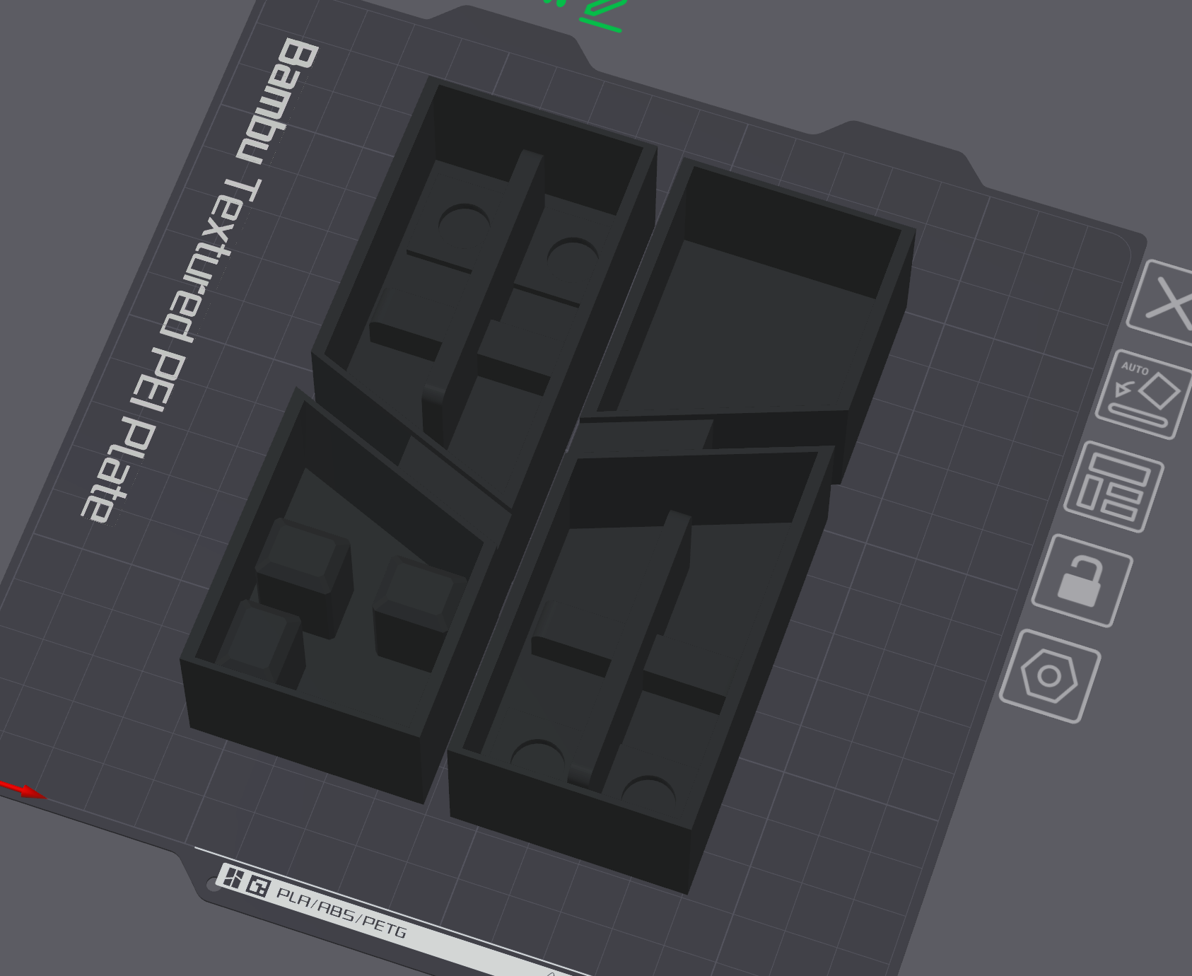 A1 Mega box for Hotend modified