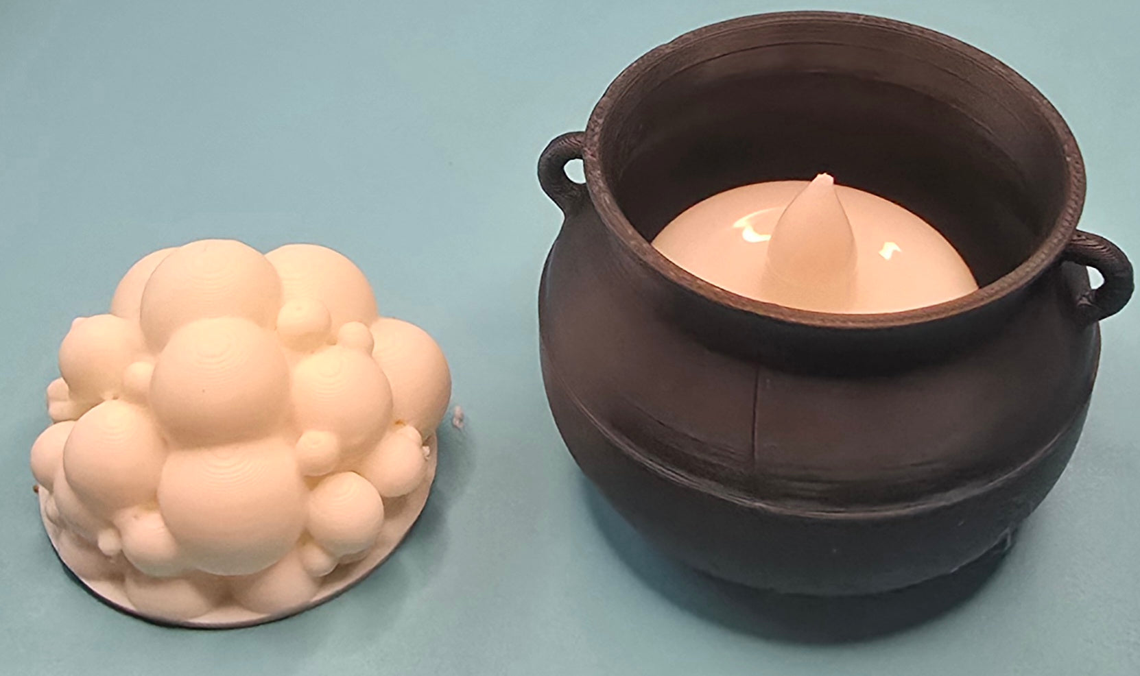 Bubbly Cauldron Tea Light (Commercial Free)