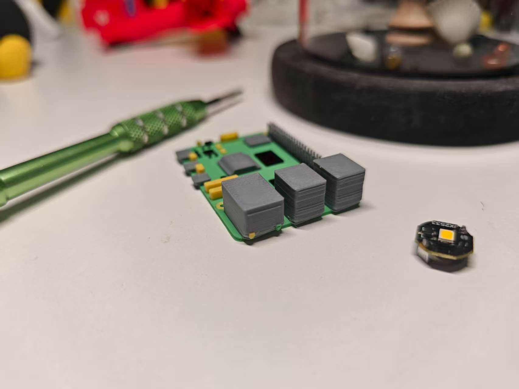 树莓派5 Raspberry Pi 5 1:1模型 钥匙扣 电子DIY