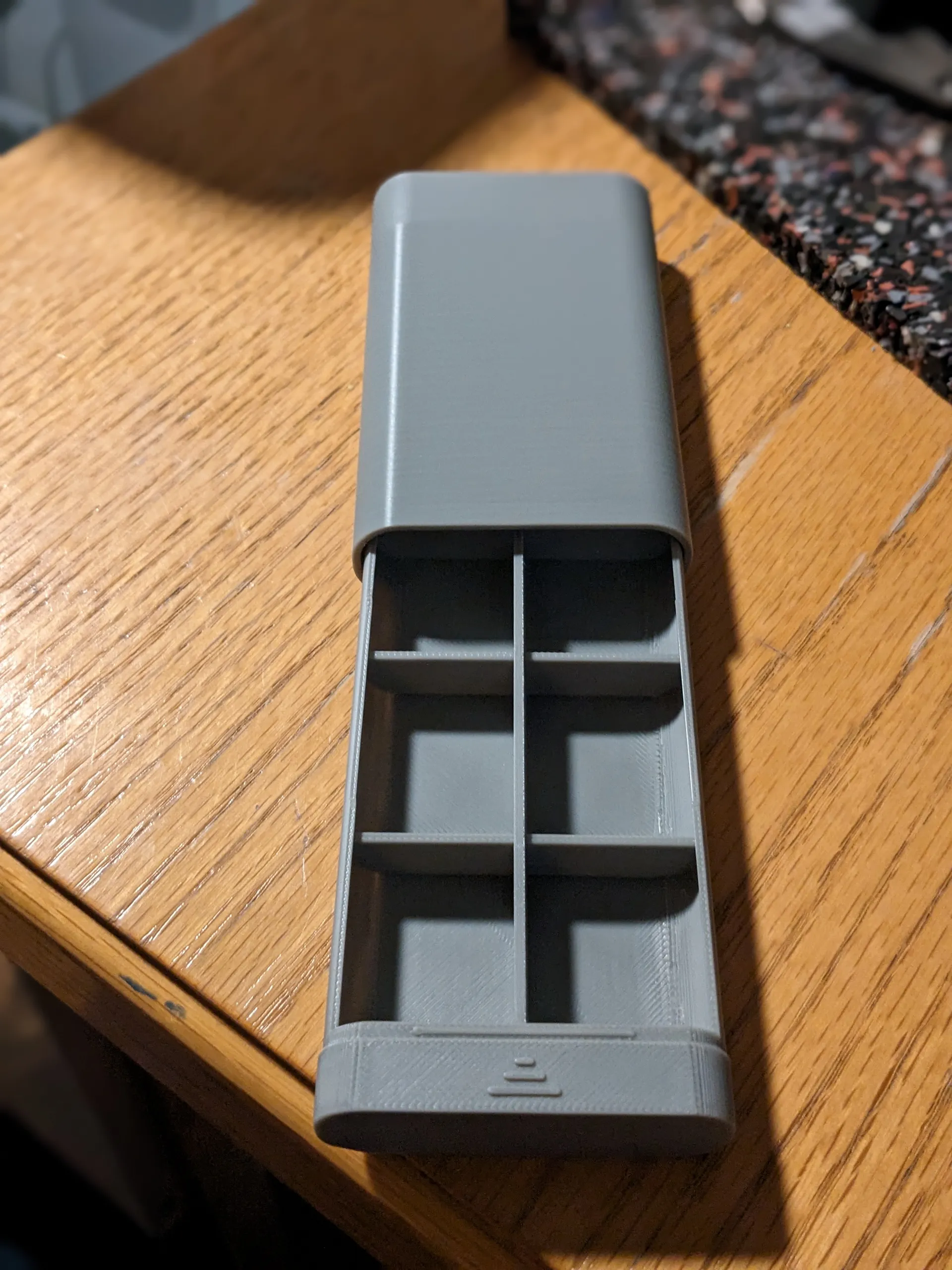 Pill box compact and simple