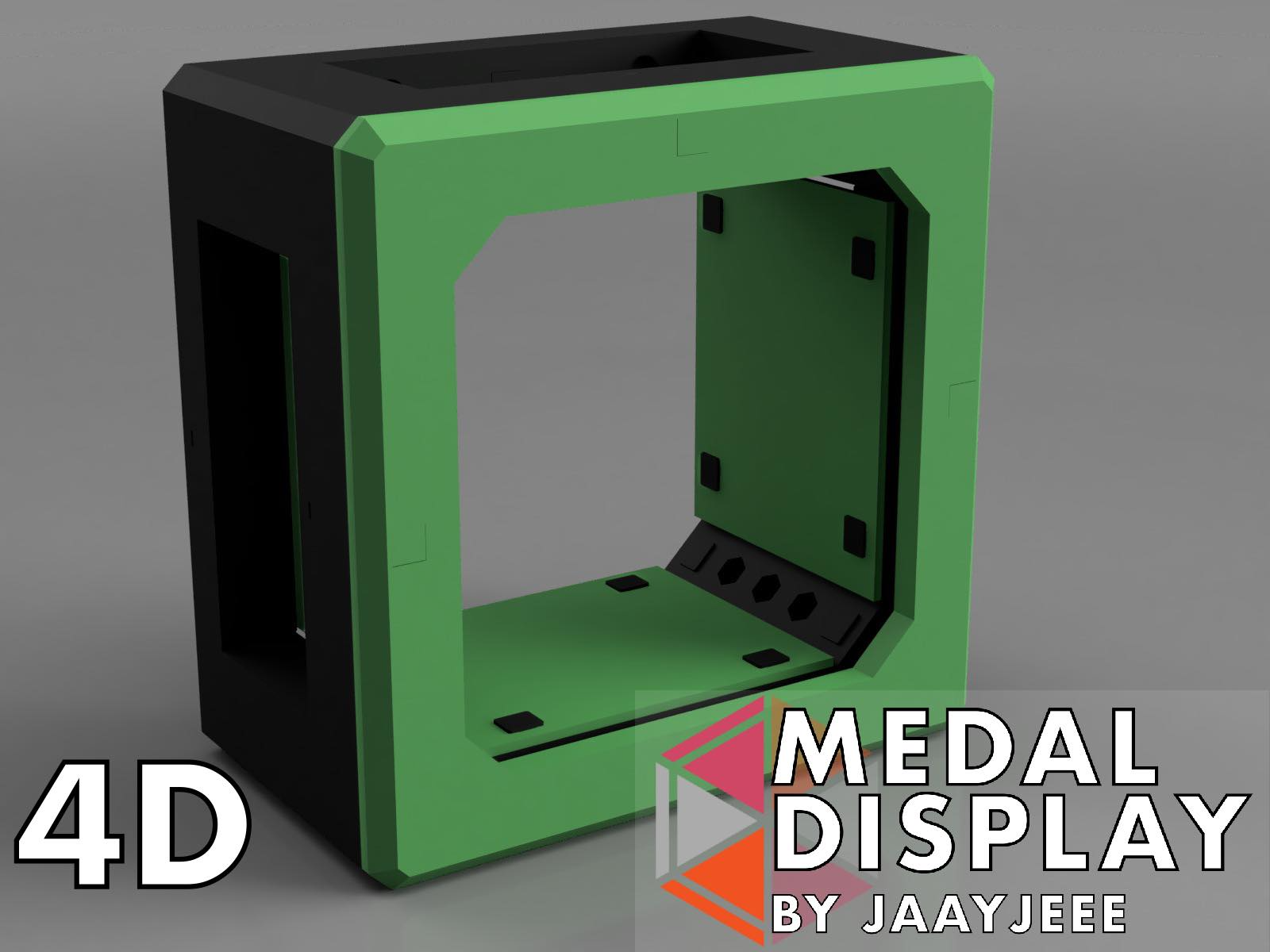MedalDisplay 4D - Modular 3D Printed Display Case