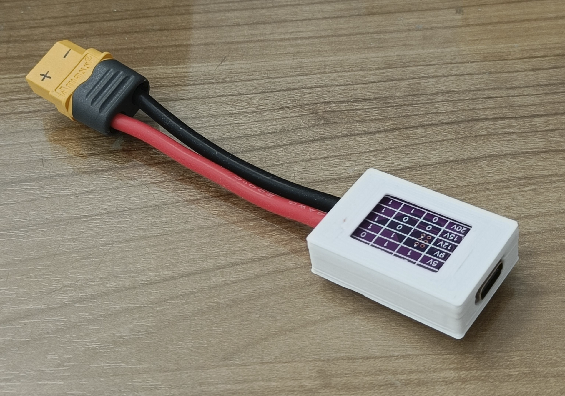 USB Type C PD Trigger Case (Board 20 x 30 mm)
