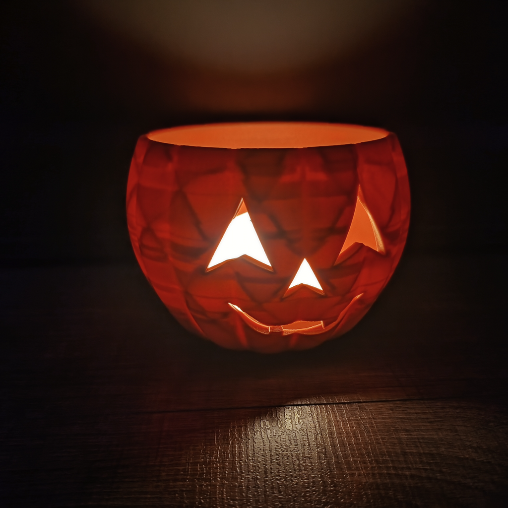 Halloween pumpkin lamp
