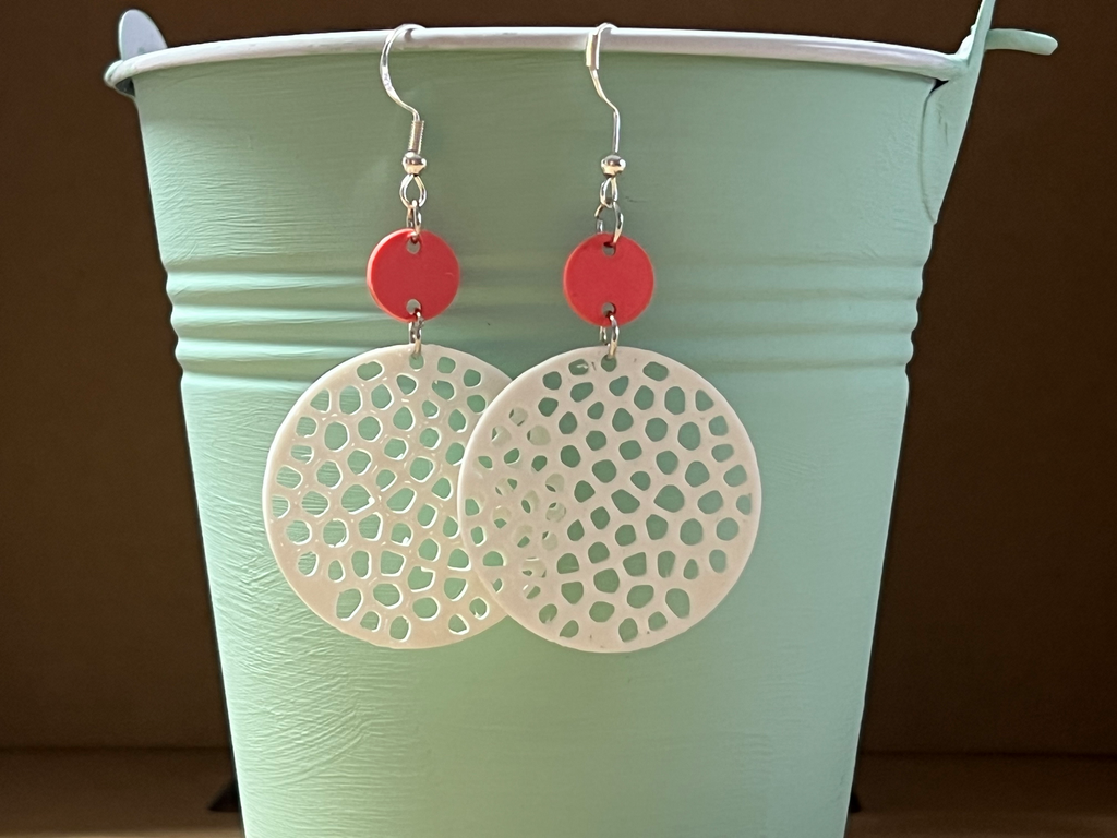 Voronoi earrings