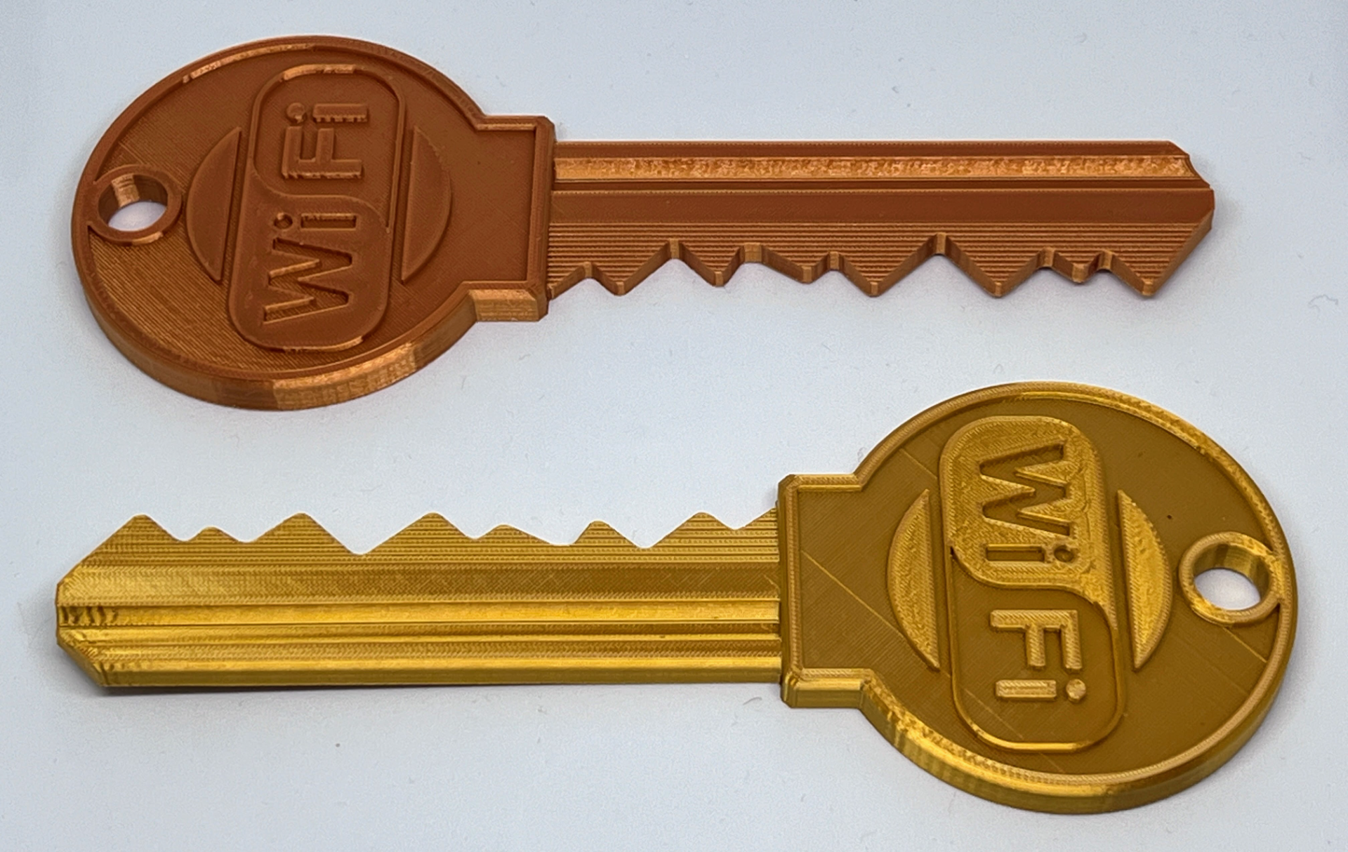 WiFi Key / WLAN Schlüssel / RFID NFC Tag embedded mid-print