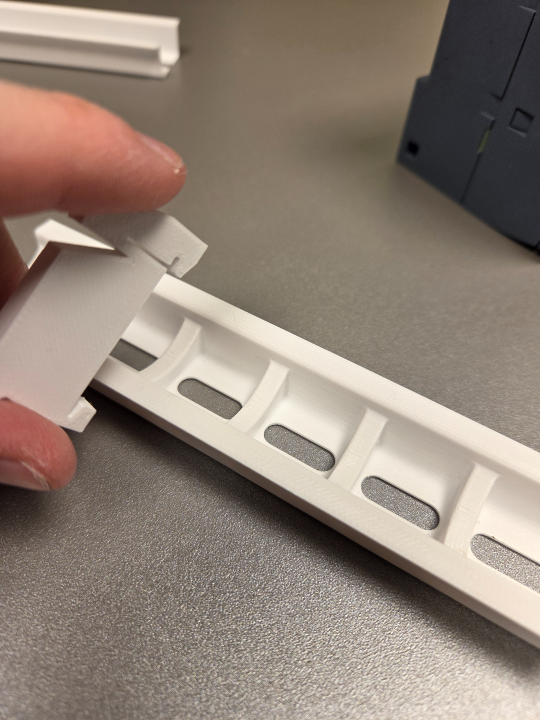 DIN-rail end stopper