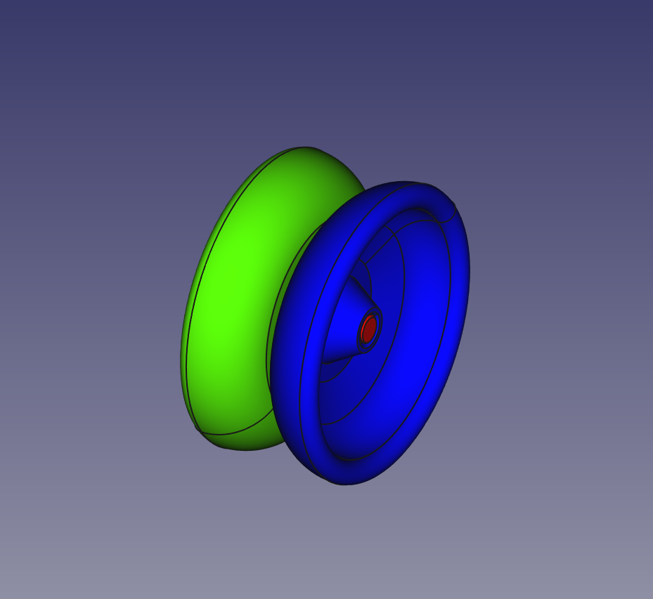 Yo-Yo with freewheel