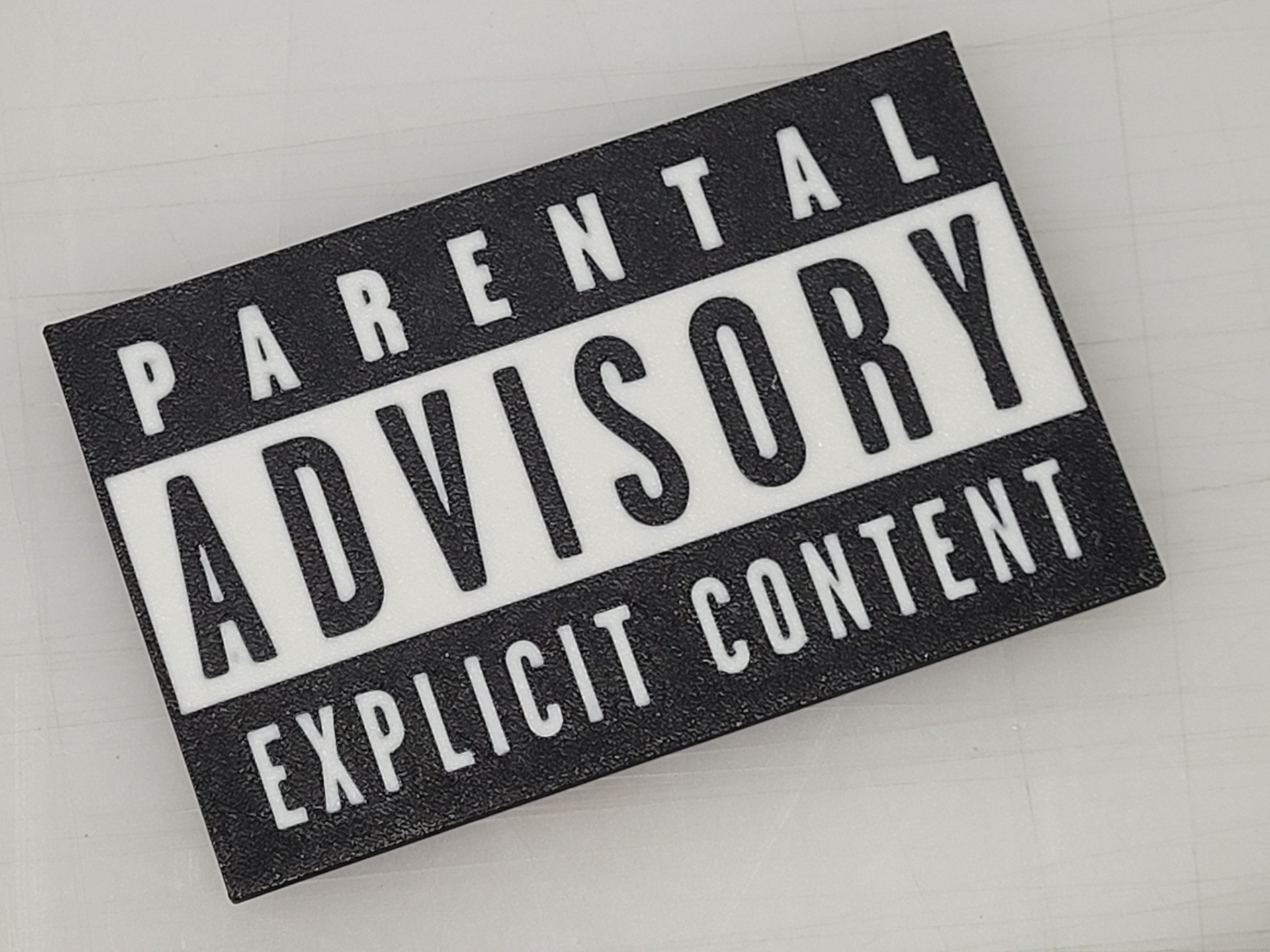 Parental Advisory Label Decal/Keychain/Magnet