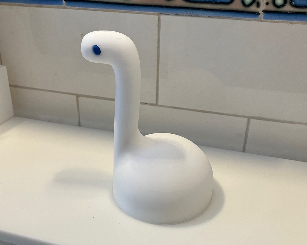 Hair tie osaur - the hair tie holding brontosaurus