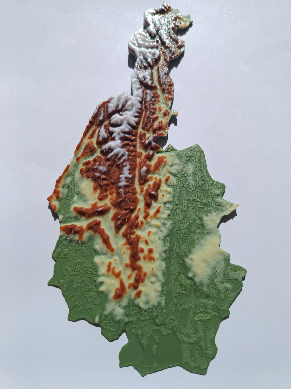 Terrain Map - Colored - Austria - No AMS Needed