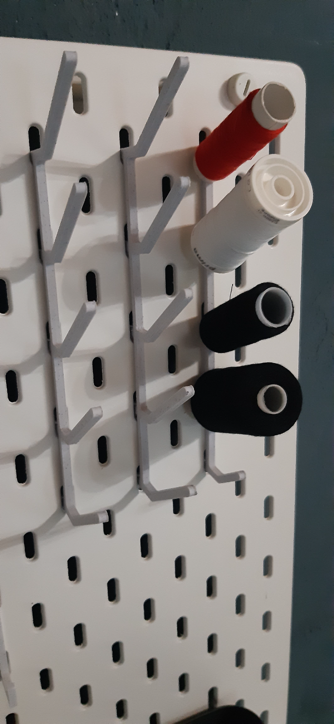Sewing thread holder IKEA Skadis