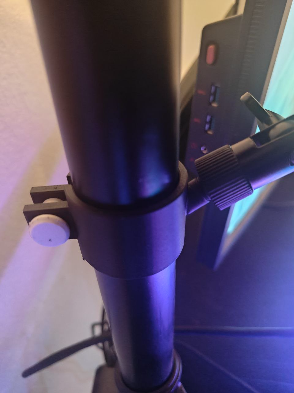 Monitor Arm Mic Holder