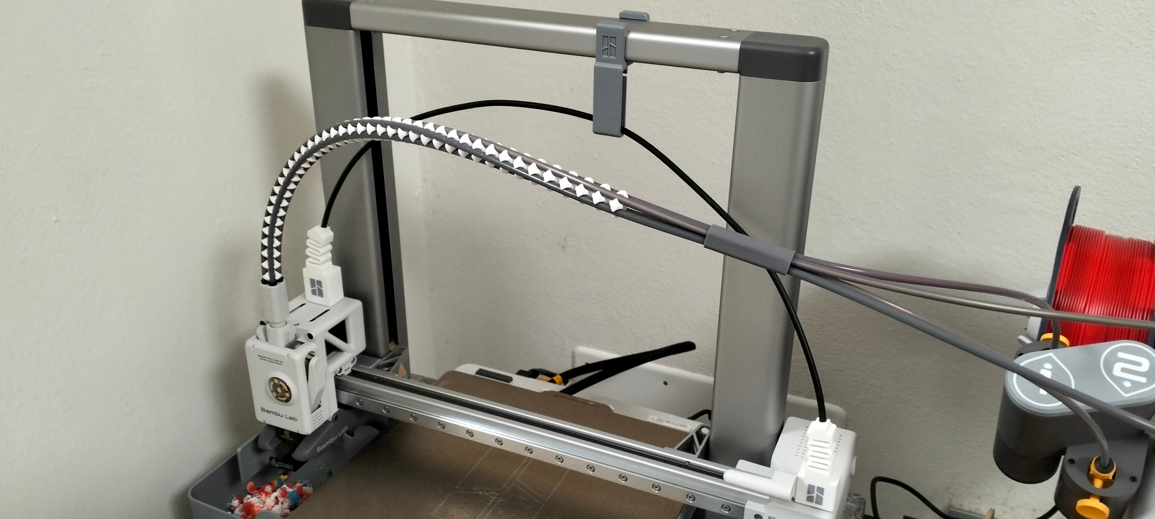 Cable guide extruder Bambu A1