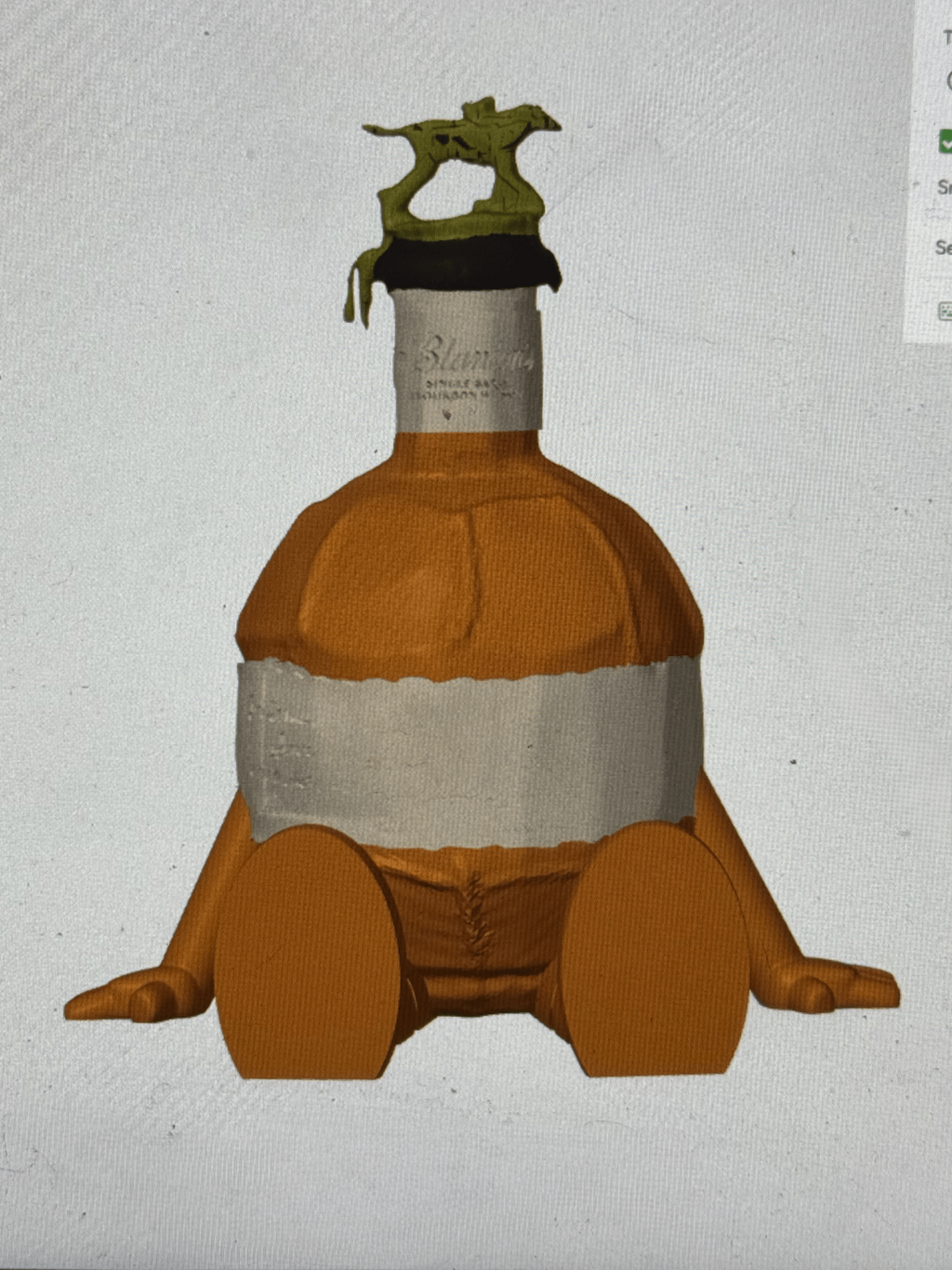 Blanton's Bourbon Whiskey Articulated Figurine
