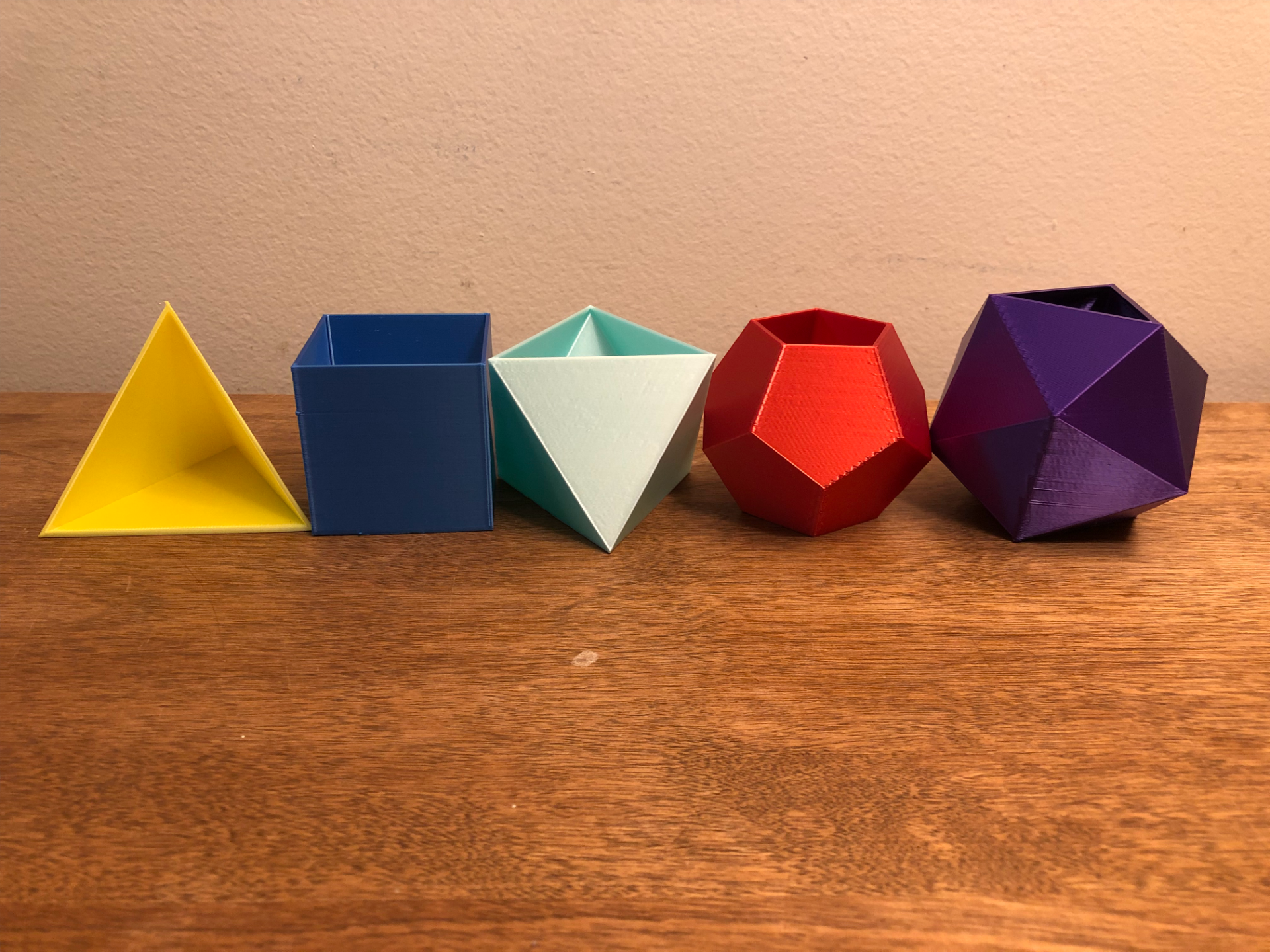 Platonic Solids Containers