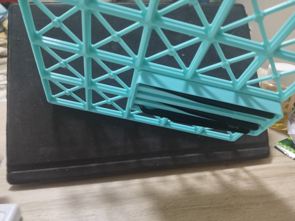 Gridfinity Tweezers Holder with Pin