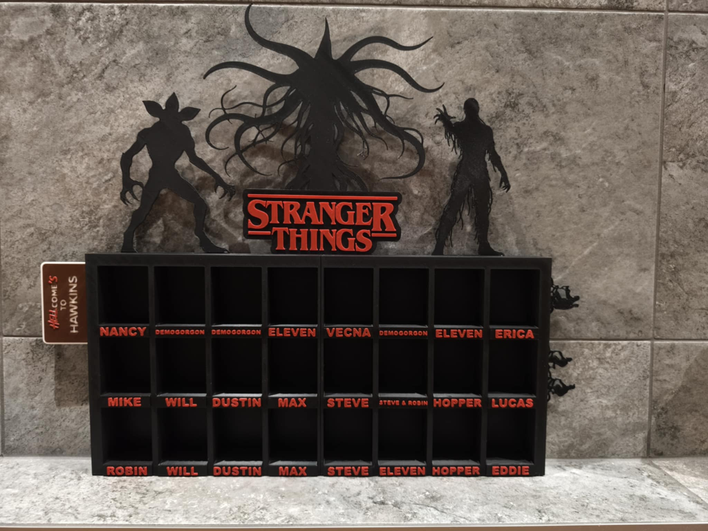 Stranger Things Kinder Figure Display Stand
