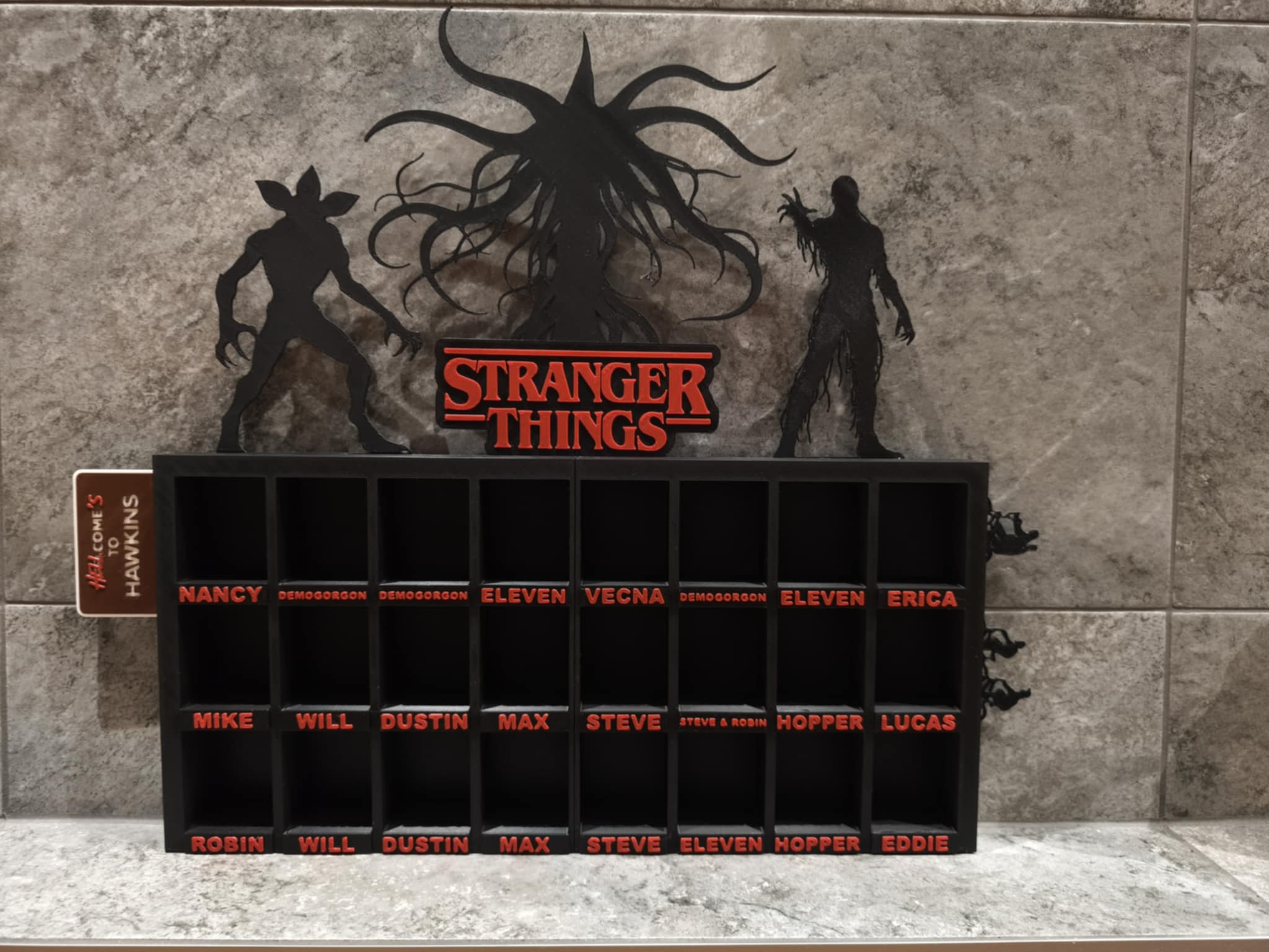 Stranger Things Kinder Figure Display Stand