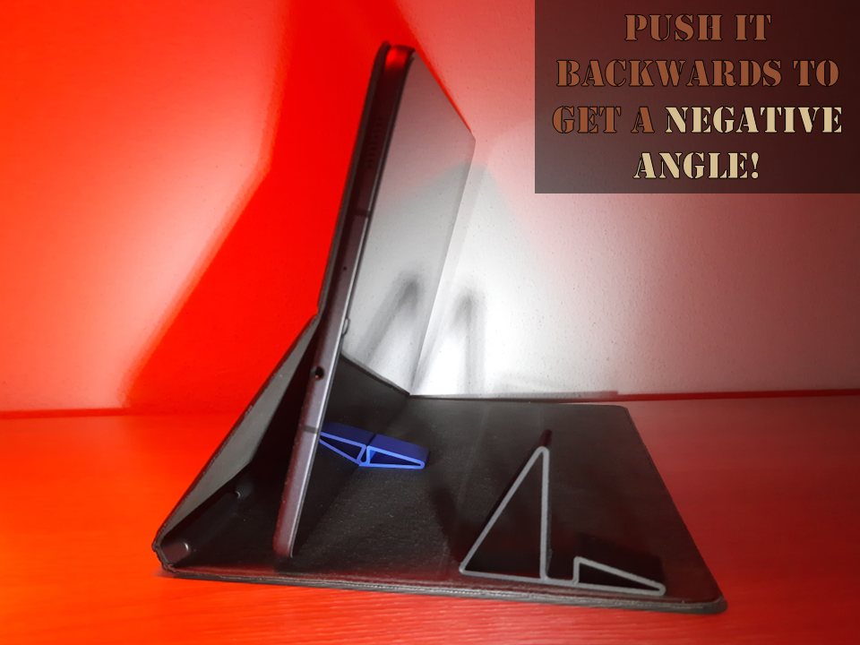 Vertical view tablet stand