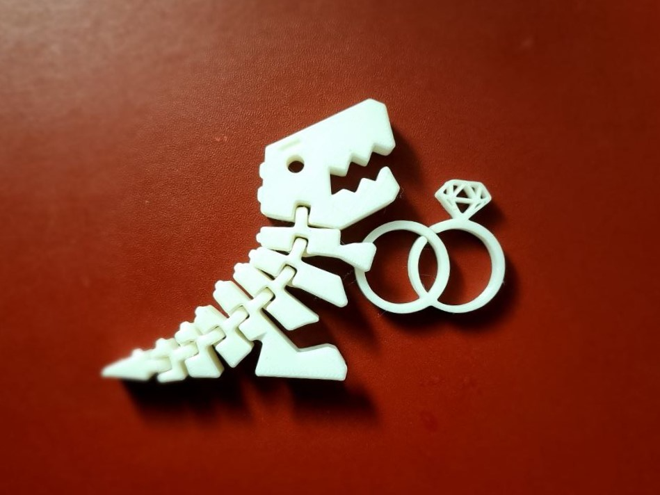 Flexi Dino Wedding Rings