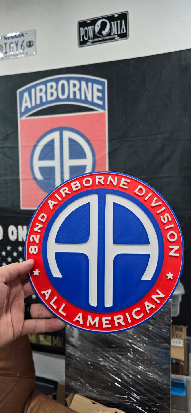 82nd AIRBORNE Wall Plaque
