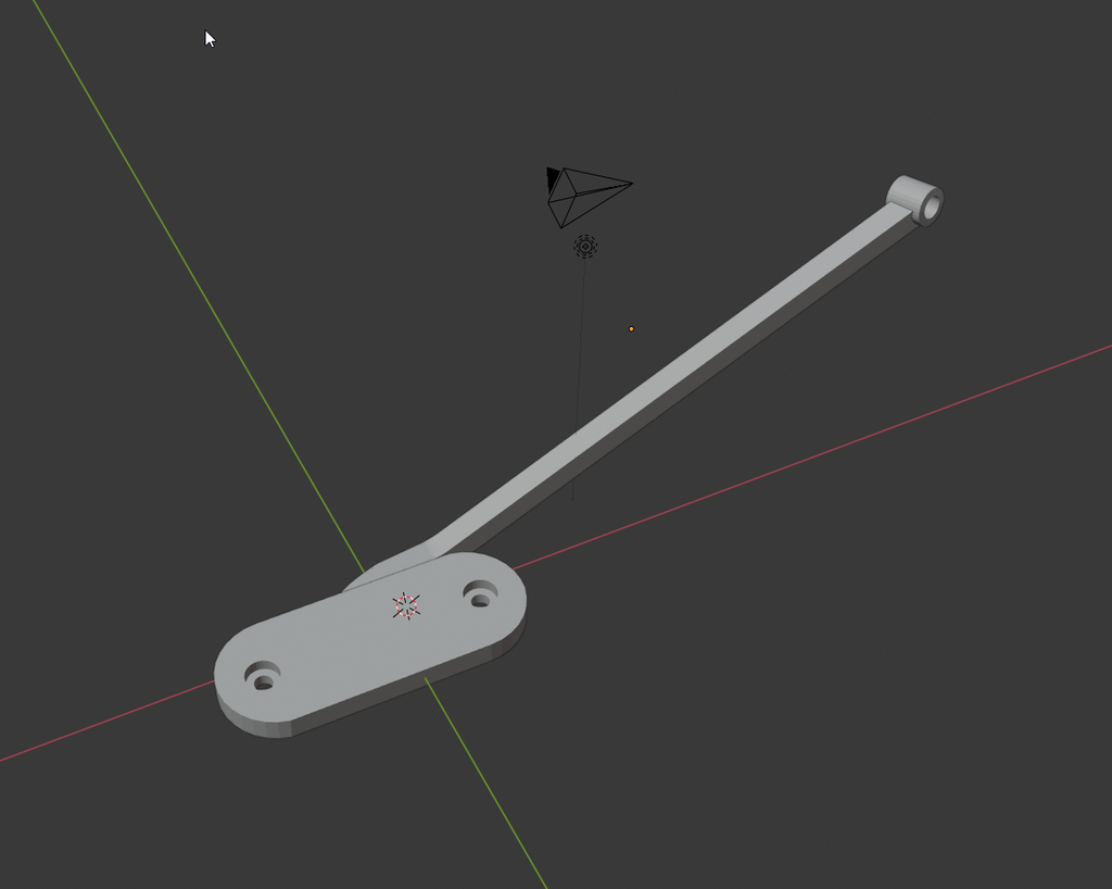Angled filament arm/guide