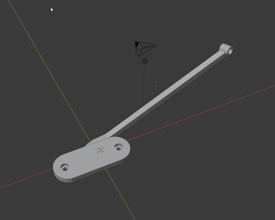 Angled filament arm/guide
