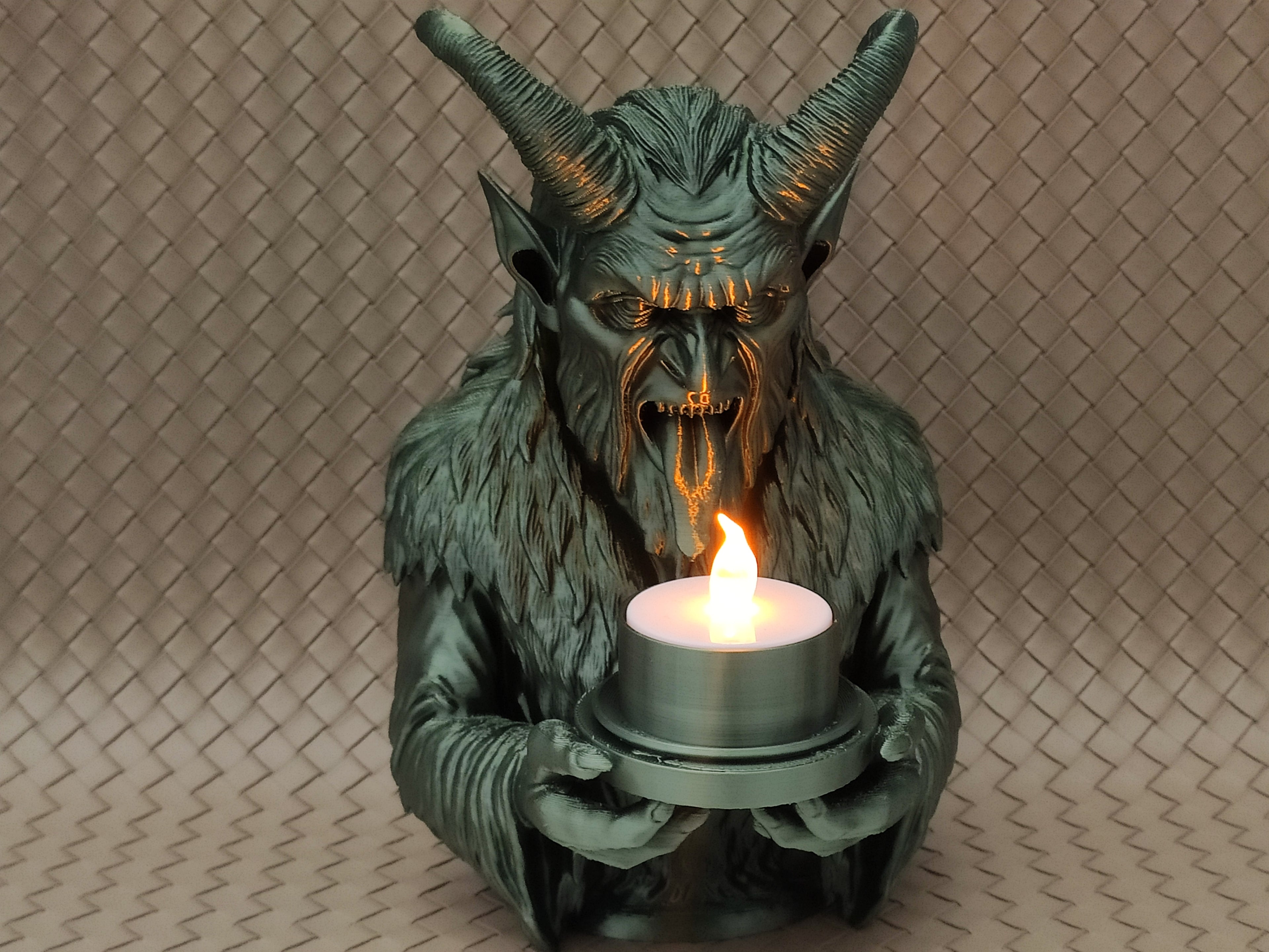 Naughty - Krampus LED tealight Collection