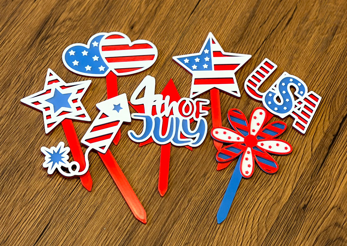 4th of July Garden Stakes