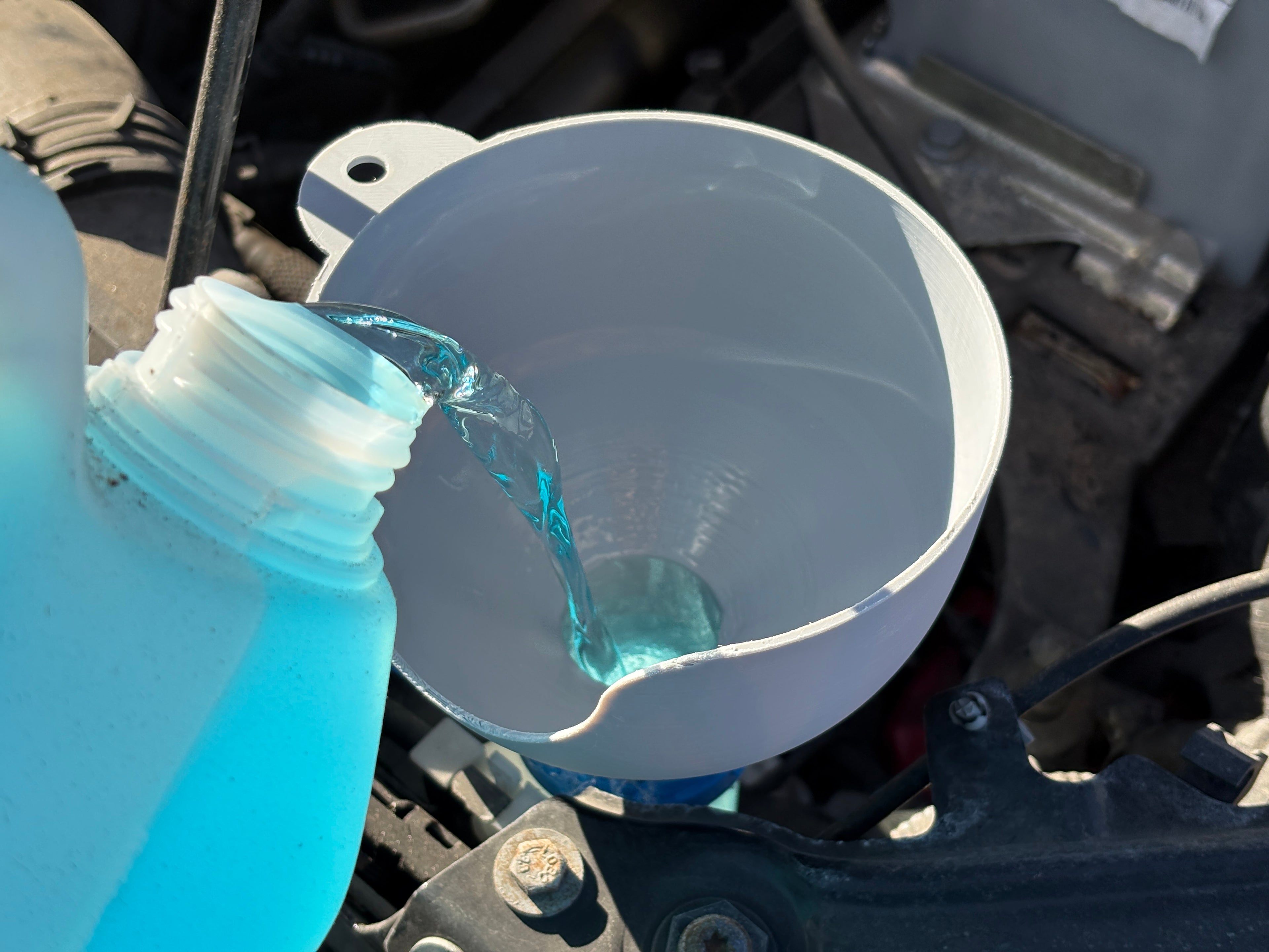 Windshield washer fluid funnel, VW/Audi/Skoda/Seat