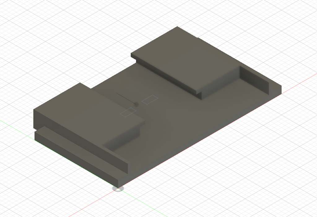 DIN rail latch for Unitronics Samba 3.5" PLC+HMI