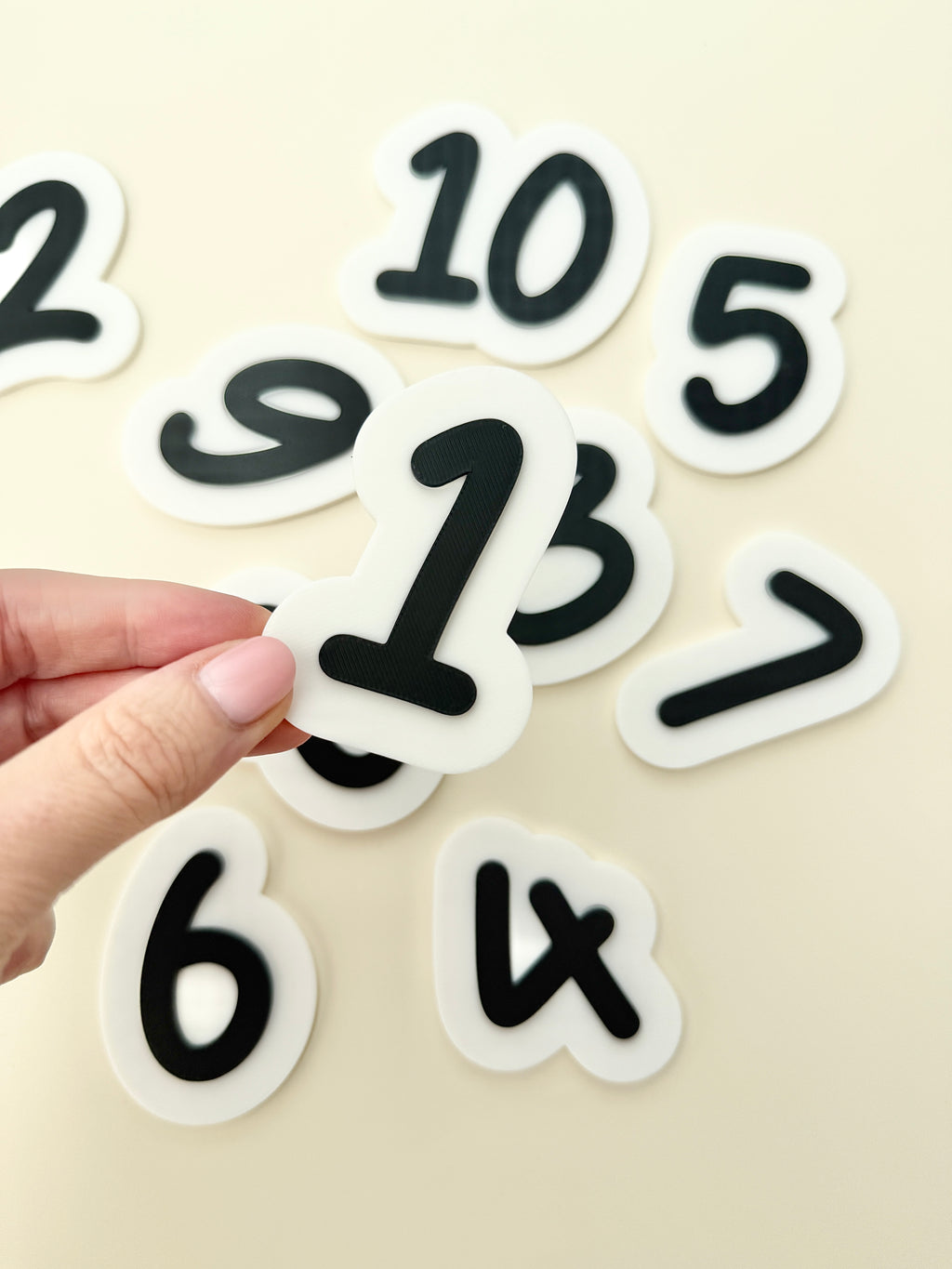 Double Layer Numbers | Cake Topper Number 1-10