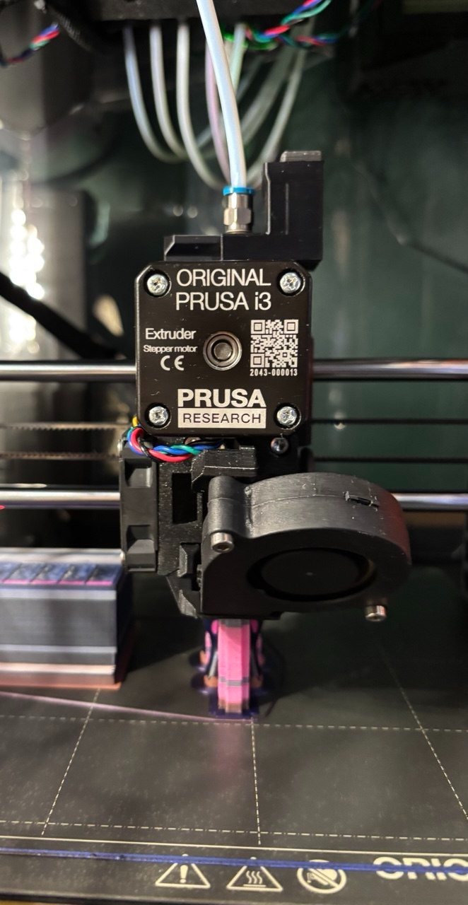 Upgraded extruder for MK3S+ with MMU3