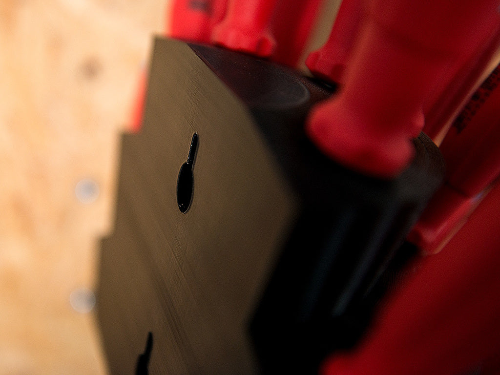 Wall mounted screwdriver holder
