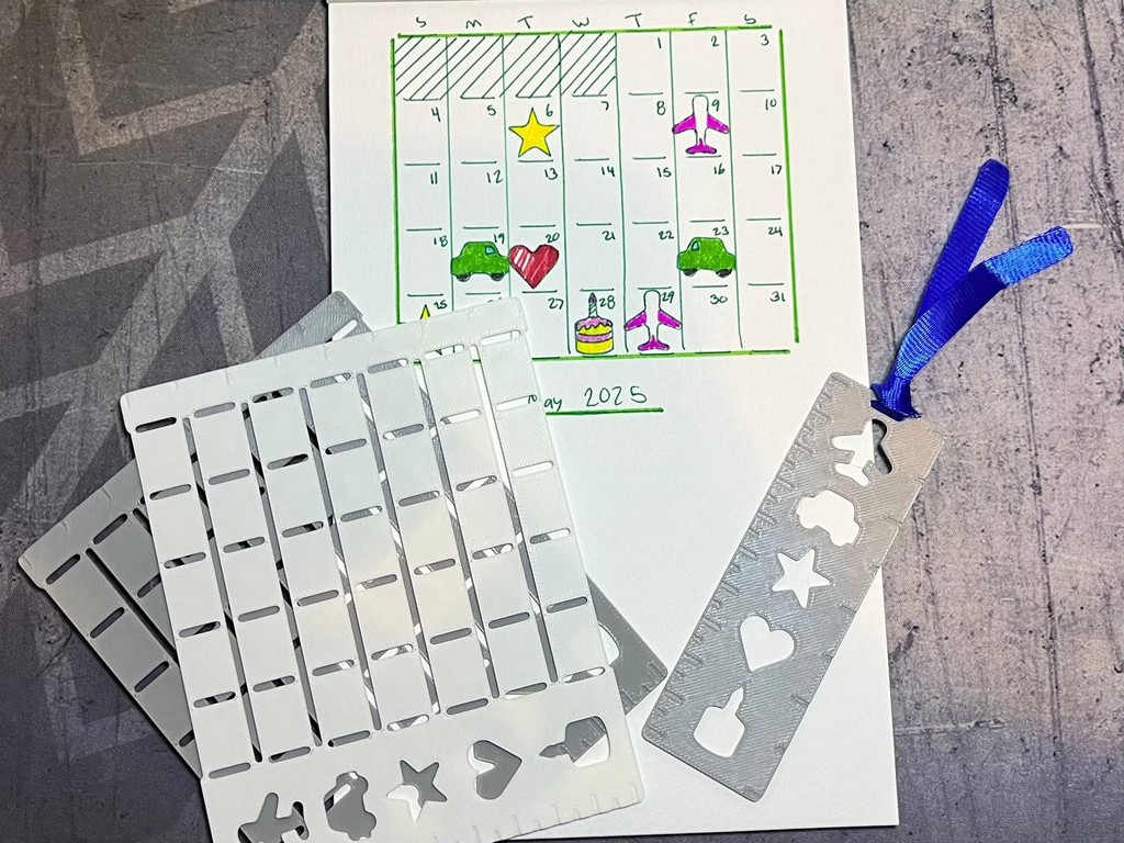 The Calendarizer - Stencil for Journaling