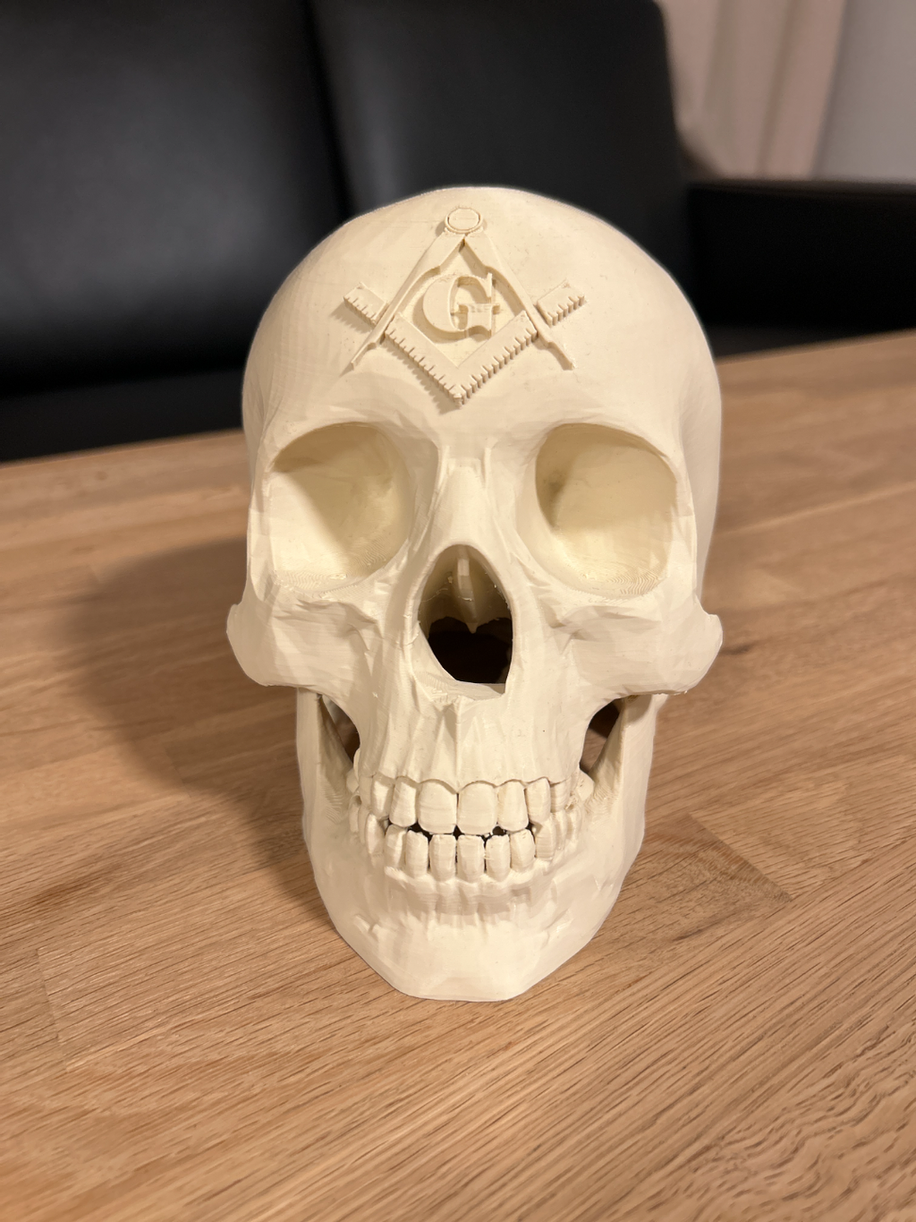 Masonic skull with logo